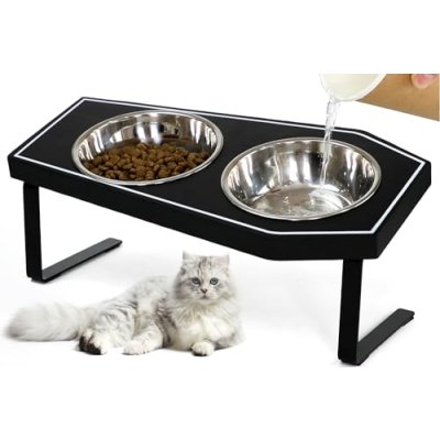 OPELETNNT Cat Food Bowls