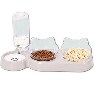 Cat Bowl Set with Stand