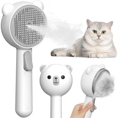 Cat Steam Brush for Pet Grooming