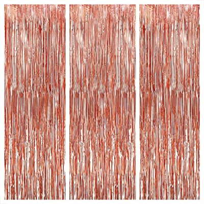 KatchOn Rose Gold Fringe Curtain