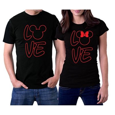 Matching Love Couple T-Shirts Set for him and her…