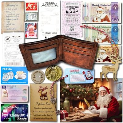 KateCreate Santa's Wallet Set