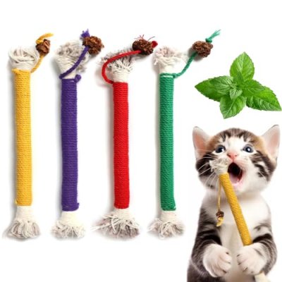 SUOXU Catnip Toy & Rope Set
