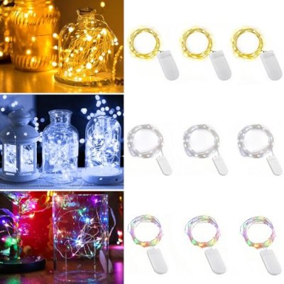 Battery-Operated LED Fairy Lights