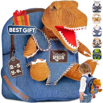 Naturally KIDS Dinosaur Backpack for Boys