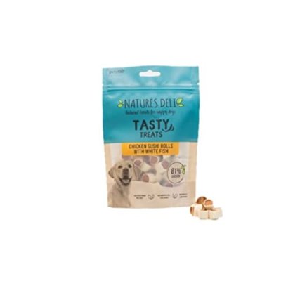 Natures Deli Chicken Sushi Rolls Dog Treats