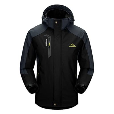 Naudamp Men's Outdoor Waterproof Jacket…