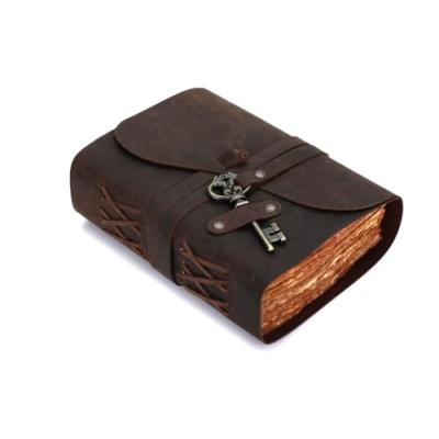 Fausta Leather Journal with Key