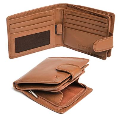 Lavalen Leather Men's Wallet with RFID Blocking