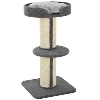 PawHut 91cm Cat Tower Scratching Posts Cat Tree…