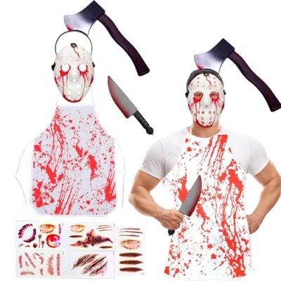 Tbczvx Butcher Costume, 9-Piece