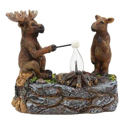 Ebros Forest Elk Moose Night Light Statue