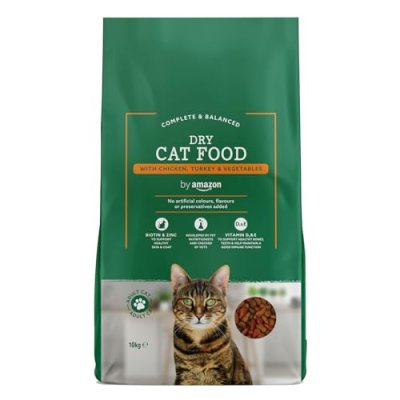 by Amazon - Complete Dry Cat Food with Chicken,…