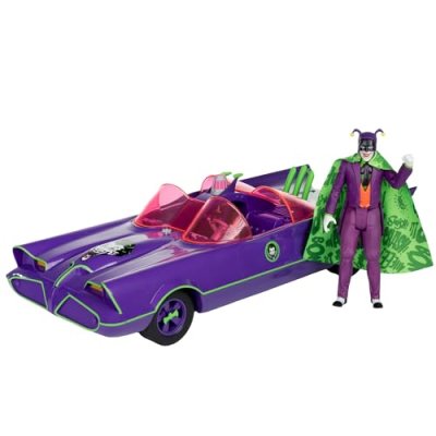 McFarlane DC Retro Batmobile & Joker Set