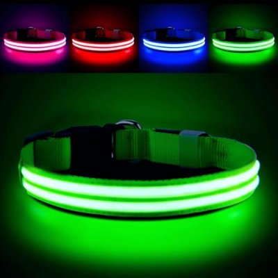 PcEoTllar Light Up Dog Collar - Rechargeable,…