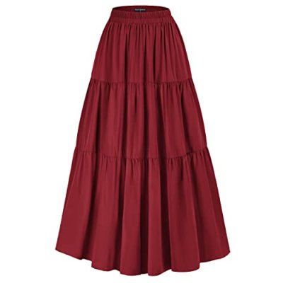 Scarlet Darkness Maxi Skirt