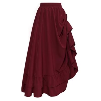 Scarlet Darkness Victorian Skirt