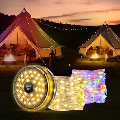 Mcbazel 12M Camping String Lights