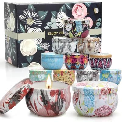 Scented Candles Gift Set in Travel Tin