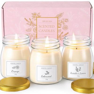 Scented Soy Candle Gift Set