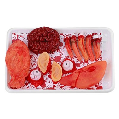 Qchomee Fake Bloody Body Parts Face Human Organs…