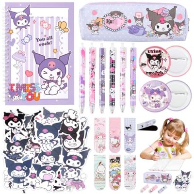School Supplies Stationery Set Girls- Purple…