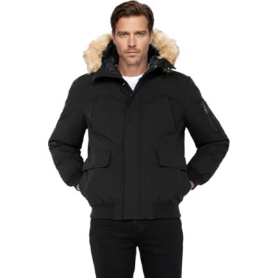 Schott NYC Men's Keyburn Jacket, Black, Large