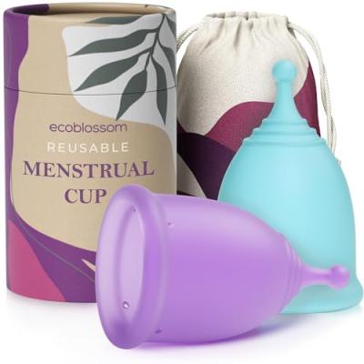 EcoBlossom Reusable Menstrual Cup - Medical Grade Silicone