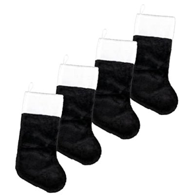 Iconikal 18-Inch Plush Fabric Christmas Stocking,…