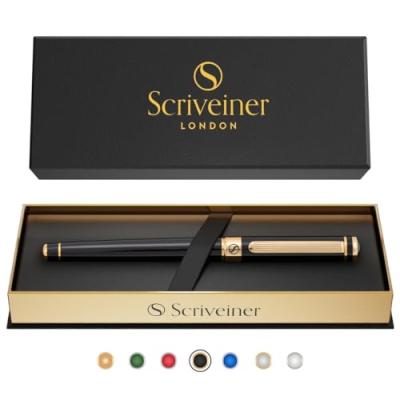 Scriveiner Black Laquer Rollerball Pen