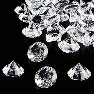 HERZWILD Acrylic Diamond Crystals Transparent…