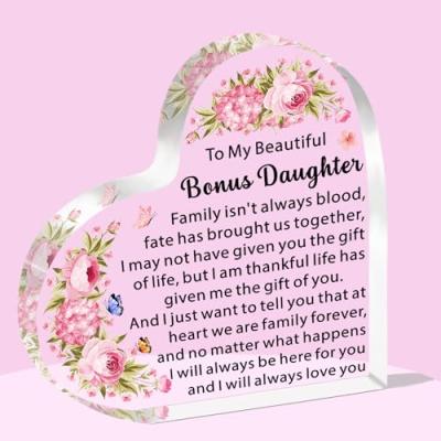 Acrylic Plaque for Step Daughter