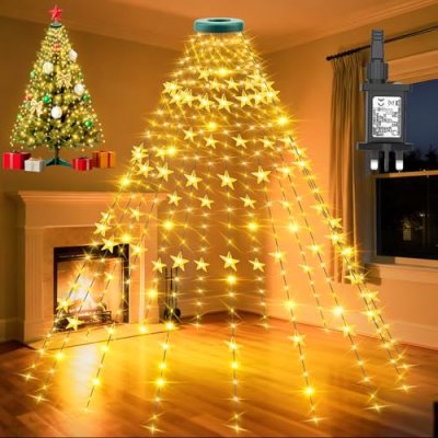 cshare Christmas Tree Lights, 2M x16 Lines 400…