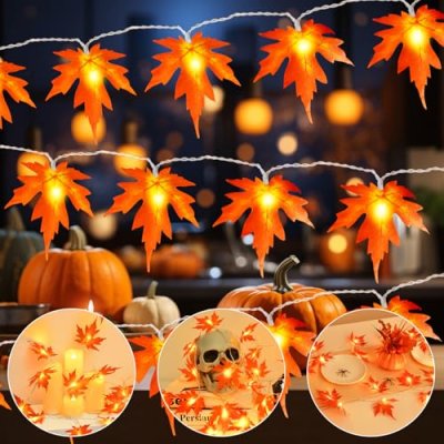 Gcstnn Autumn Decorations Fairy Lights, 3M 20LED…
