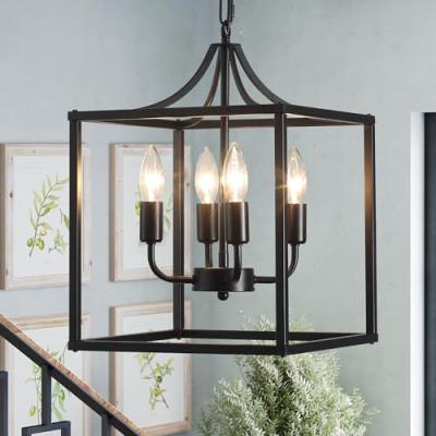 Qcyuui Industrial Chandelier Pendant Light