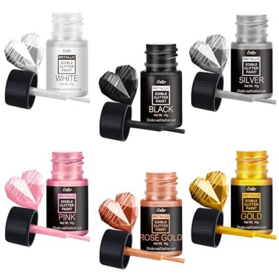 Edible Glitter Paint Set