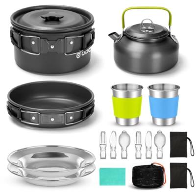 Odoland Camping Cookware Set