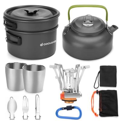 Odoland Camping Cookware Kit