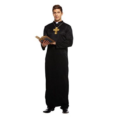 Adult Fancy Dress Priest Costume