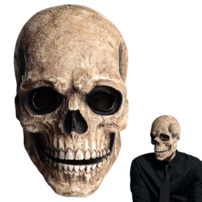 Adult Skull Mask with Jaw