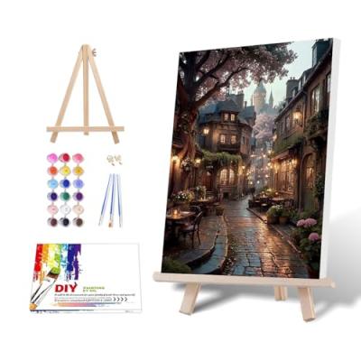 Adult Streetscape Paint by Numbers Kit