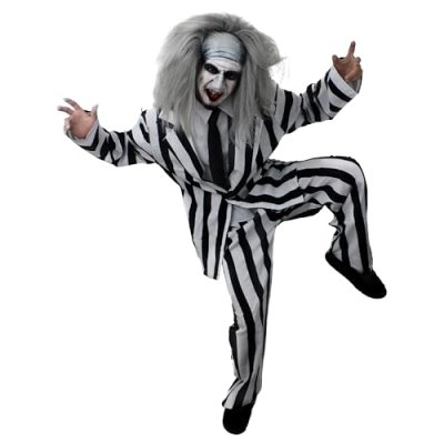 Adults Crazy Ghost Halloween Costume - XX-Large -…