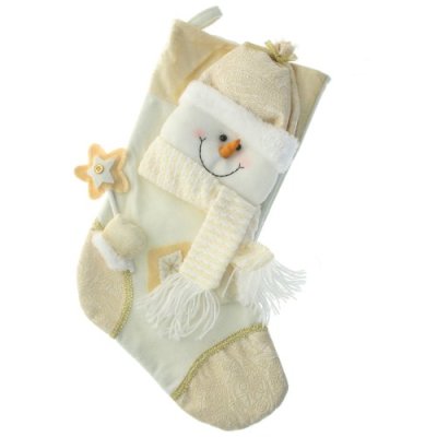 WeRChristmas Christmas Stocking with 3D Snowman…