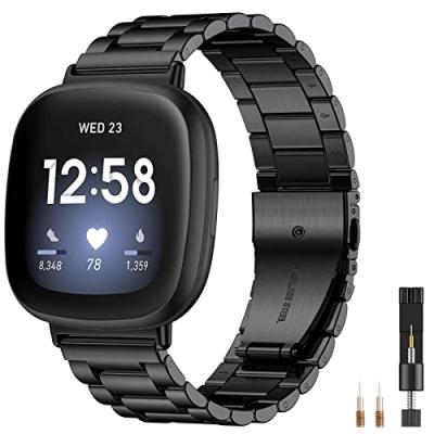 CeMiKa Steel Strap for Fitbit Versa 3/Sense