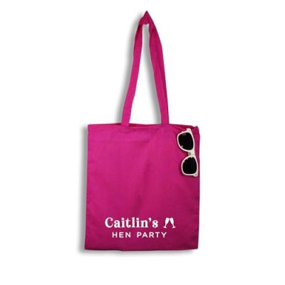 eBuyGB Personalised Hen Party Bag, Pink Bridal…