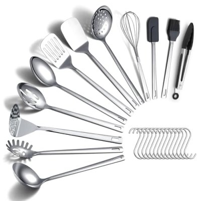 ReaNea Stainless Steel Cooking Utensils Set 26…