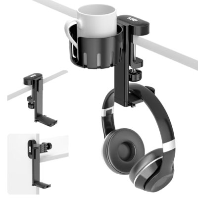 KDD Headphone and Cup Holder