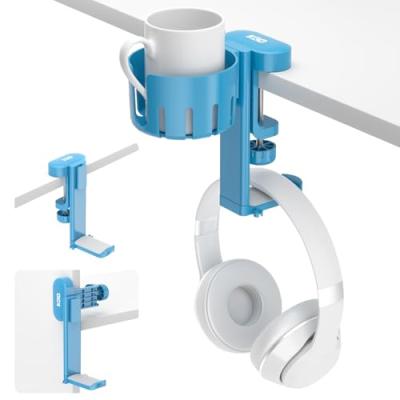 KDD Headphone Hanger with Cup Holder