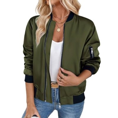 Zeagoo Women's Bomber Jacket