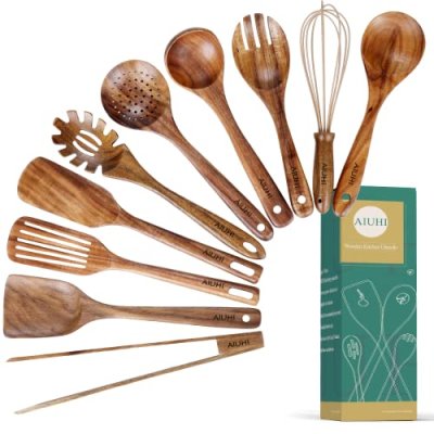 Teak Wood Utensil Set